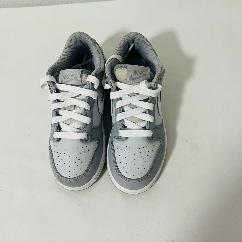 Nike Dunk Low (PS) Size 13C Pure Platinum/White-Wolf Grey Shoes DH9756-001 Box
